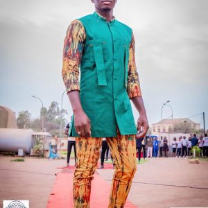 Koko Dunda mélangé avec tissu coton