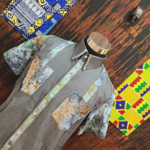 Tissu jeans melangé au koko dunda