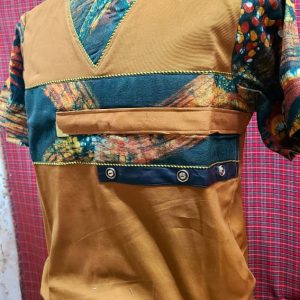 Coton mixte au pagne Batique du Ghana