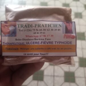 Pharmacopée Kona-Dia produit Ulcère- Fièvre Typhoïde