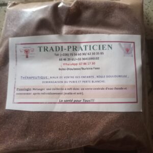 Pharmacopée Kona-Dia produit Maux de ventre des enfants , règle douloureuse, démangeaison du pubis et perte blanche