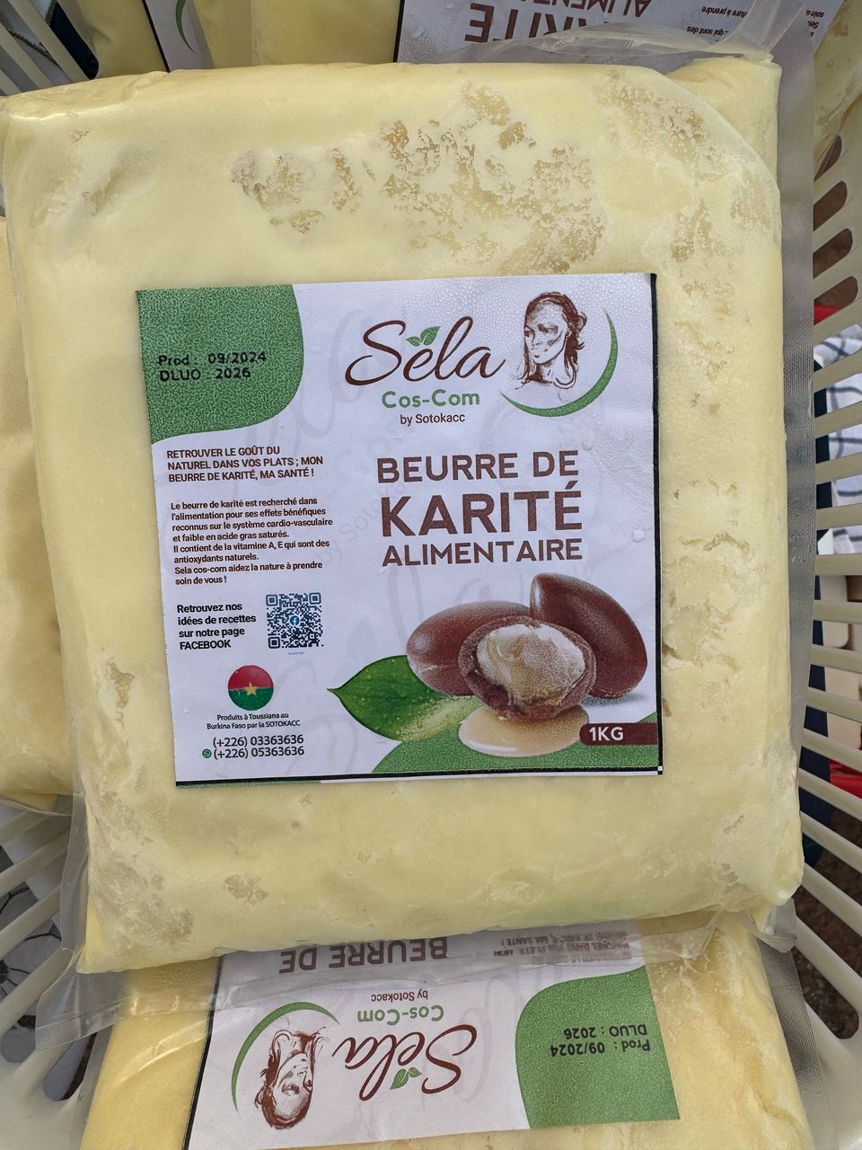 Beurre de Karité Alimentaire-Sela Cos-Com